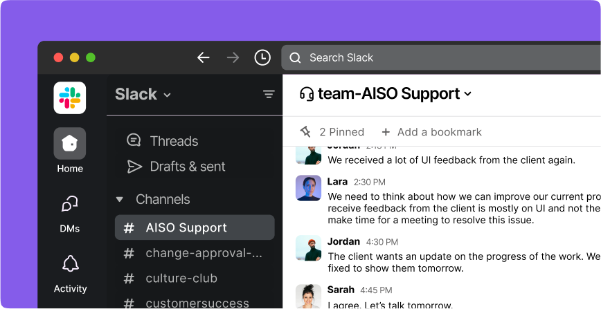 Chat interface
